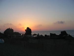 غروب الشمس على شاطئ  فيقوير  3