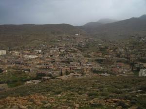 منظر شامل لقرية  ملوزة