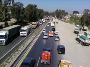 حركة مرور كثيفة بضواحي بلدية 