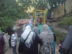 زوار بحضيرة  وادي القردة