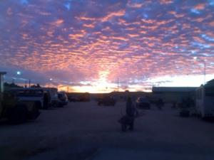 طلوع النهار على بلدية  برج عمر دريس