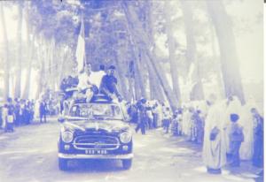 الشارع الرئيسي لبلدية  عين توتة  في 19 مارس 1962