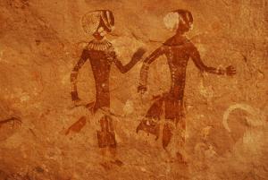 رسومات أثرية بحضيرة  الطاسيلي