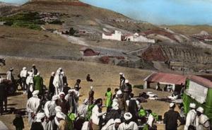 صورة قديمة للسوق المحلي لبلدية 