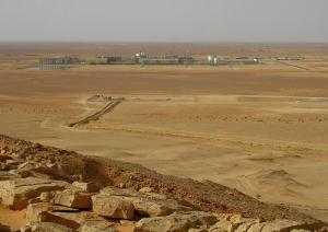 محطة ضخ و تخزين الغاز بمنطقة 