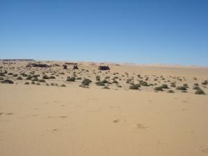 منظر صحراوي بضواحي  عرق آدمر  (ولاية إليزي)