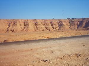 منظر من الطريق الوطني رقم 3 اتجاها نحو  عين أم الناس