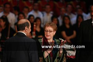 Khalida Toumi et Yazid Zerhouni aux Cérémonies de clôture de Tlemcen capitale de la culture islamique 2011 (25 et 26 /04/2012)
