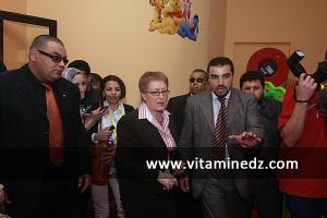 Inauguration de la bibliotheque Mohamed Dib