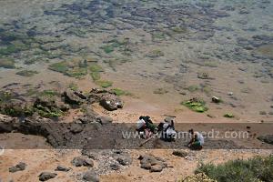 Pecheurs à la Plage de Sbiat, entre Bouzedjar et Sassel