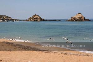 Plage presque sauvage, Sbiat.