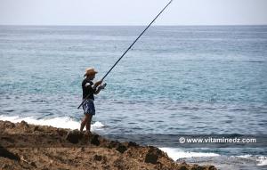 Coin paradisiaque et havre de paix pour les pecheurs solitaires, Plage de Sbiat.