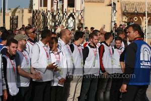 Jeunes tlemceniens bénévoles aux cérémonies de clôture de Tlemcen capitale de la culture islamique 2011 (21/04/2012)