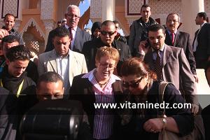 Madame Khalida Toumi, inaugurant le Centre des études andalouses de Tlemcen