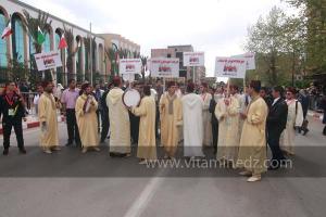 Groupes d\'El Inchad, à la Parade populaire de groupe folkloriques algériens aux cérémonies de clôture de Tlemcen capitale de la culture islamique 2011 (21/04/2012)
