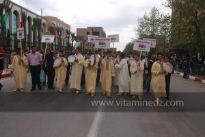 Groupes d\'El Inchad, à la Parade populaire de groupe folkloriques algériens aux cérémonies de clôture de Tlemcen capitale de la culture islamique 2011 (21/04/2012)