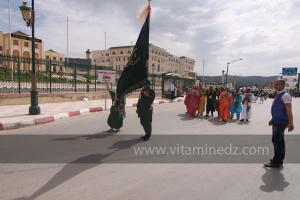 Parade populaire de groupe folkloriques algériens aux cérémonies de clôture de Tlemcen capitale de la culture islamique 2011 (21/04/2012)