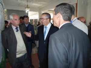 VISITE DE MR LE WALI DE MILA  STAND TADJ