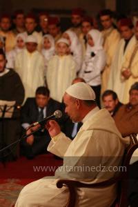 Festivités du Mawlid Ennabaoui, à la Grande mosquée de Tlemcen en présence du Wali et du Ministre des cultes Ghoulamallah, 04 février 2012
