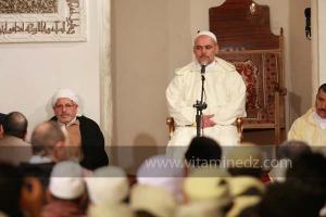 Chikh Bouizzem, Festivités du Mawlid Ennabaoui, à la Grande mosquée de Tlemcen en présence du Wali et du Ministre des cultes Ghoulamallah, 04 février 2012
