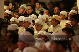 Festivités du Mawlid Ennabaoui, à la Grande mosquée de Tlemcen en présence du Wali et du Ministre des cultes Ghoulamallah, 04 février 2012