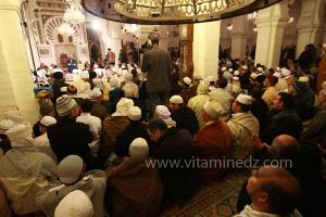 Festivités du Mawlid Ennabaoui, à la Grande mosquée de Tlemcen en présence du Wali et du Ministre des cultes Ghoulamallah, 04 février 2012