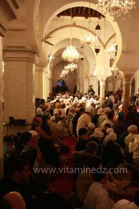 Festivités du Mawlid Ennabaoui, à la Grande mosquée de Tlemcen en présence du Wali et du Ministre des cultes Ghoulamallah, 04 février 2012