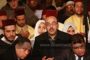 Festivités du Mawlid Ennabaoui, à la Grande mosquée de Tlemcen en présence du Wali et du Ministre des cultes Ghoulamallah, 04 février 2012
