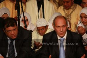 Festivités du Mawlid Ennabaoui, à la Grande mosquée de Tlemcen en présence du Wali et du Ministre des cultes Ghoulamallah, 04 février 2012