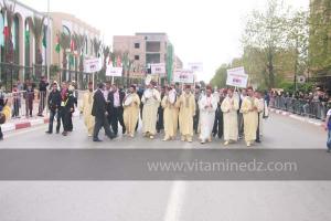 Groupes d'El Inchad, à la Parade populaire de groupe folkloriques algériens aux cérémonies de clôture de Tlemcen capitale de la culture islamique 2011 (21/04/2012)