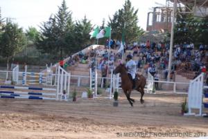 COUPE D 'ALGERIE SAUT D 'OBSTACLES JUMENTERIE DE TIARET LE 07JUIN 2012