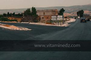 Route vers Oued El Khir, à Gauche Saf Saf et Bouguirat