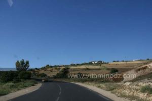 La commune de Oued Rhiou, route nationale 90, vers Ammi Moussa, Traversant Djbel Gargar