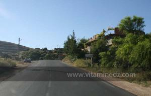 Douar El Htatba, La commune de Oued Rhiou, route nationale 90, vers Ammi Moussa, Traversant Djbel Gargar