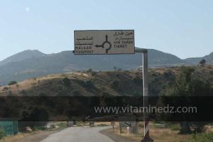 Route de Ain Tarik, à gauche Maalab, wilaya de Tissemssilt