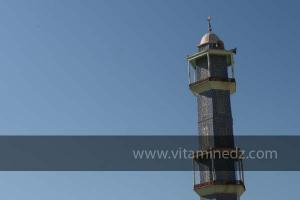 Minaret de la nouvelle mosquée de Ain Tarik, ex Guillaumet, wilaya de Relizane