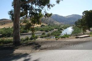 Oued Rhiou longeant la Commune de Had Echkala, wilaya de Relizene