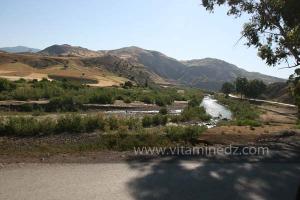 Oued Rhiou, alimentant le barrage de Gargar, Commune de Had Echkala, wilaya de Relizene