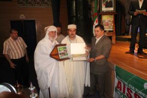 صو رة للأستاد محمد الصحرواي مع الشيخ الجازولي  ميلة 2012