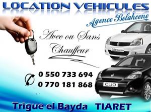 LOCATION DE VEHICULES AVEC OU SANS CHAUFFEUR