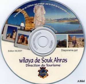 Un CD-ROM De la Direction du Tourisme de Souk-Ahras