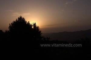 Coucher de soleil sur Tibehrine, Médéa