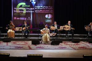Leila Borsali, en clôture du 6ème Festival de Musique Hawzi de Tlemcen, le 03.07.2012