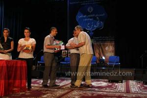 Cérémonies de clôture du 6ème Festival de Hawzi de Tlemcen, remise des prix aux lauréats le 03.07.2012