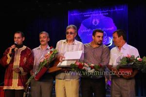 Cérémonies de clôture du 6ème Festival de Hawzi de Tlemcen, remise des prix aux lauréats le 03.07.2012