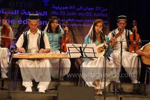 Participation de l\'association El Fen Wel Adab de Blida, au 6è Festival de Musique Hawzi de Tlemcen, 26.06.2012