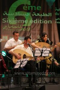 Participation de l\'association tlemcenienne Riad El Andalous, au 6è Festival de Musique Hawzi de Tlemcen, 26.06.2012