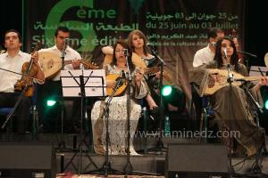 Participation de l\'association tlemcenienne Riad El Andalous, au 6è Festival de Musique Hawzi de Tlemcen, 26.06.2012