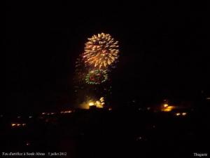 Feu d'artifice à Souk-Ahras