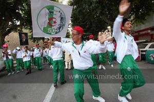 Festivités du cinquantenaire de l\'indépendance de l\'Algérie à Tlemcen, défilé, feux d\'artifices et fantasia au programme